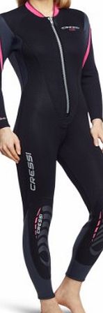 Cressi Womens Lei 2.5mm Neoprene Wetsuit - Black/Pink, Size 2/Small