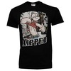DC COMICS Popeye Ripped T-Shirt (Black)