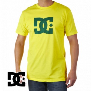T-Shirts - DC Star T-Shirt - Neo Yellow/Verde