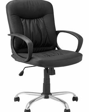 Deluxe Gas Lift Managers Office Chair - Black