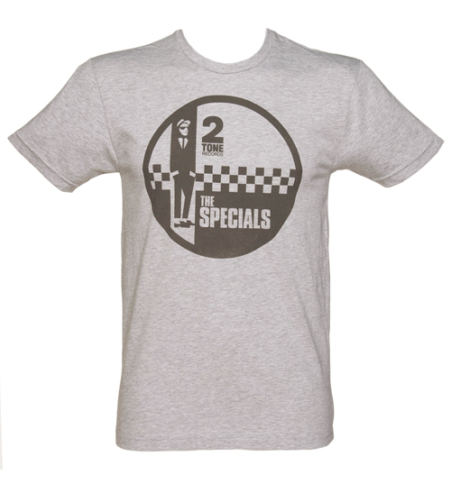 Dirty Cotton Scoundrels Mens Grey Marl Specials Two Tone Records