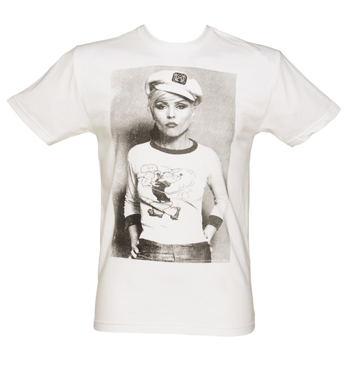 Dirty Cotton Scoundrels Mens White Debbie Harry Sailor T-Shirt from