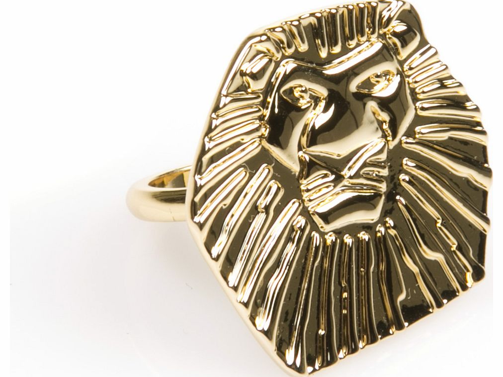 Disney Couture Gold Plated Mufasa The Lion King Ring from