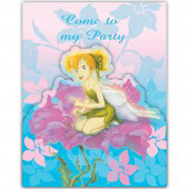 disney Fairies Party Invites - 8 in a pack
