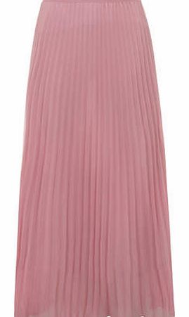 Womens Alice & You Light Pink Pleated Maxi