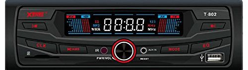 EARLYBIRD SAVINGS Car Audio Stereo In Dash FM Music Radio Receiver with Mp3 Player & USB SD Input AUX Receiver