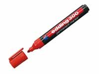 Edding 300 permanent bullet tip red marker with