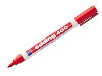 Edding 400 permanent red bullet tip marker pen,