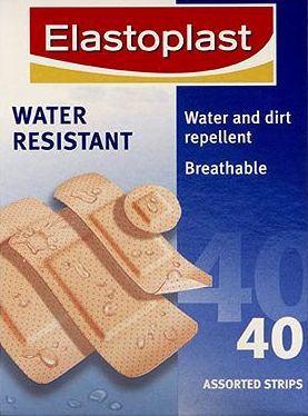 Elastoplast, 2041[^]10022336 Water Resistant Strips - 40 pack