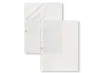 Elba A4 heavy duty transparent punched pockets,