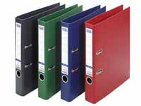 elba A4 lever arch file with red full colour