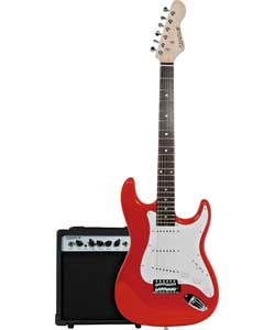 Full Size Electric Guitar with 15W