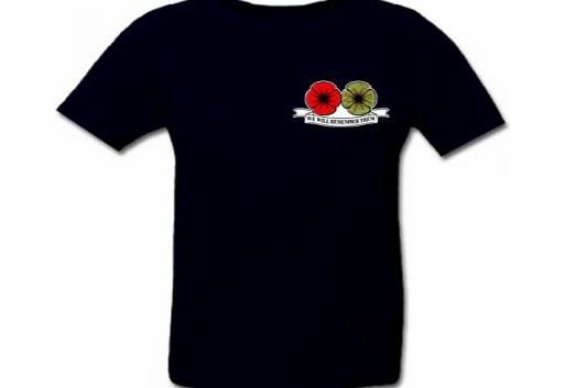England Rugby Remembrance Day Poppy T-Shirt
