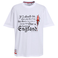 England Rugby Supporter Brooke T-Shirt - White.