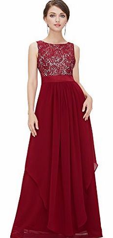 Ever-Pretty HE08217RD16, Red, 16UK, Ever Pretty Formal Prom Dresses Long 08217