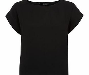 Exclusives Black Plain Crop T-Shirt 3123807