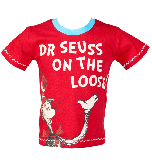 Fabric Flavours Kids Dr Seuss On The Loose! T-Shirt from Fabric