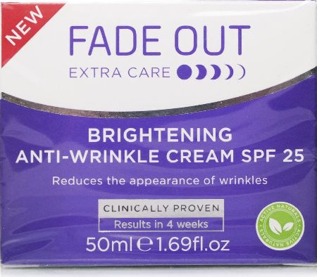 Fade Out, 2102[^]0005835 Brightening Anti-Wrinkle Cream SPF25