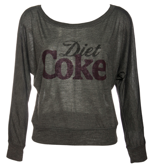 Fame and Fortune Ladies Diet Coke Off The Shoulder Lightweight