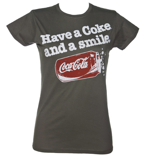Fame and Fortune Ladies Have A Coke And A Smile T-Shirt from Fame