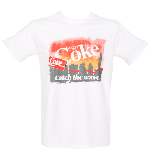 Fame and Fortune Mens Coca Cola Catch The Wave T-Shirt from