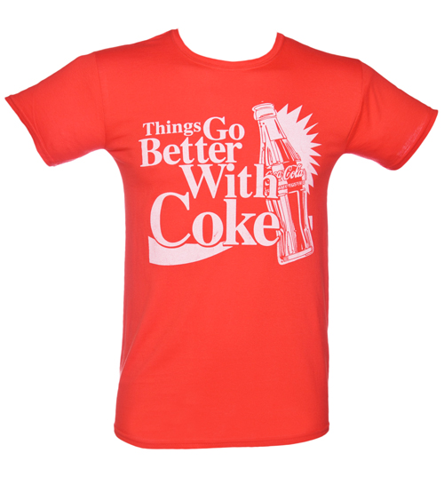 Fame and Fortune Mens Things Go Better With Coke T-Shirt