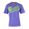 Famous Stars and straps Famous Family T-Shirt (Purple/Green)-Large