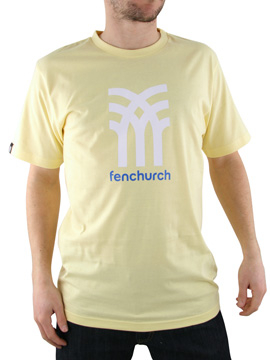 Fenchurch Light Yellow Icon Logo T-Shirt