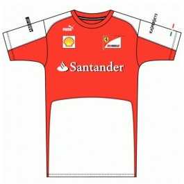 Ferrari Team T-Shirt (Rosso Corsa) - 2013