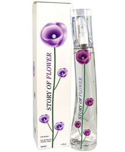 Fine Perfumery Story of Flower Purple Ladies Women Perfume Eau De Parfum Spray Gift 50ml
