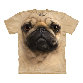 Firebox Big Face Pug T-Shirt (Pug Large)