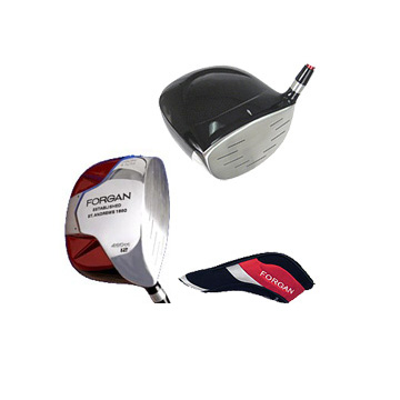 Forgan Red SQUARE 460cc Ti Driver   FREE STAND BAG