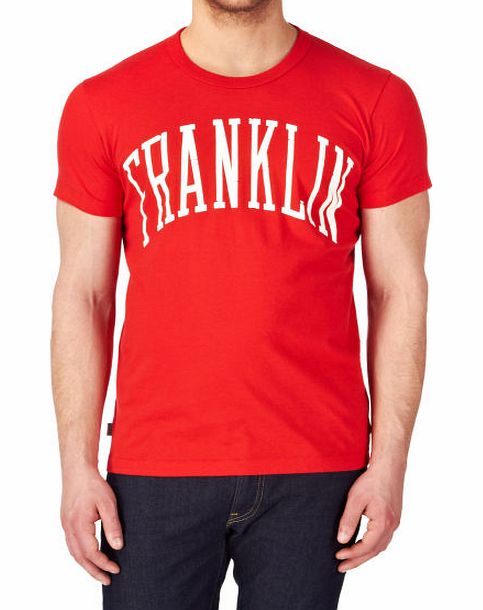 Mens Franklin  Marshall Franklin T-Shirt - Red