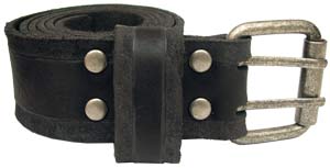 French Connection Black 2-Tone Jeans Belt by