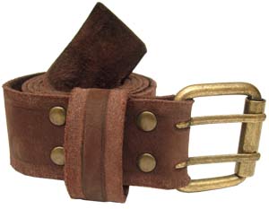 French Connection Brown 2-Tone Jeans Belt by