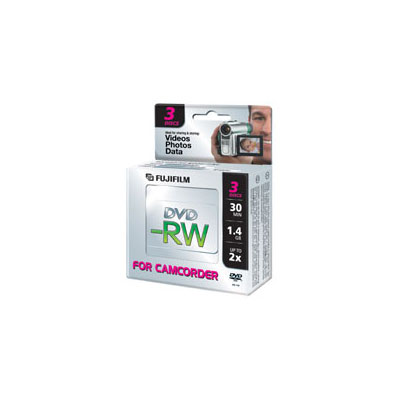 Fuji 8cm DVD-RW (4x 1.4GB) with Jewel Cases - 3
