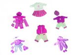 Fun Company Bambolina Doll Clothes, 6 designs