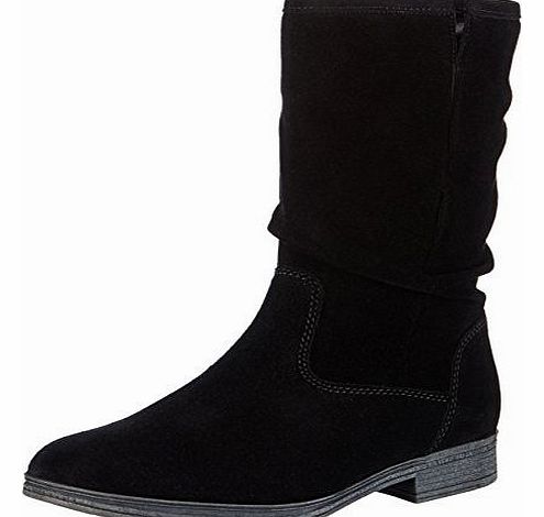 Gabor Womens Dolce Slouch Boots 93.733.17 Black Suede 5.5 UK, 38.5 EU
