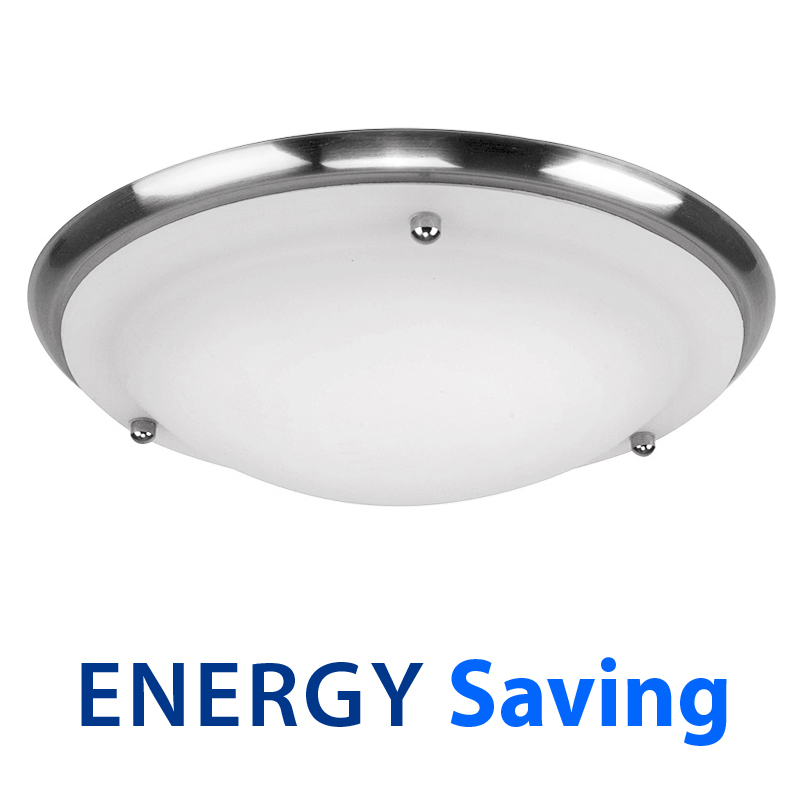 Gardens and Homes Direct IP44 Energy Saving Flush Bathroom Ceiling Light