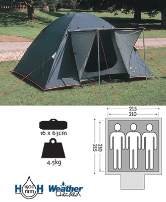 GELERT Eiger 3 Tent