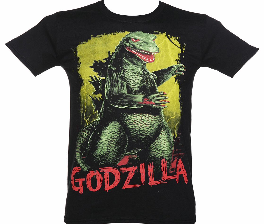 Godzilla Vintage noir T-Shirt homme
