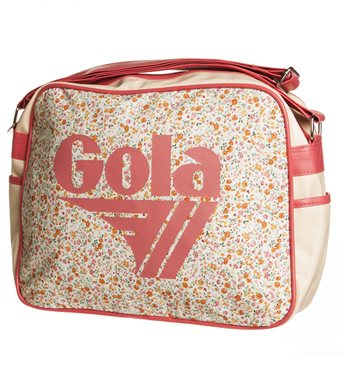 Gola Pink Contrast Floral Redford Shoulder Bag from