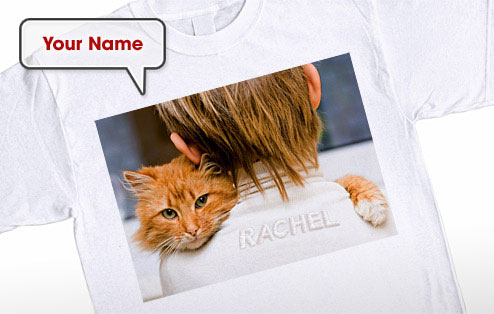 GoneDigging Cuddly Cat - Personalised T-Shirt