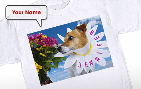 GoneDigging Flower Petals Dog T-Shirt