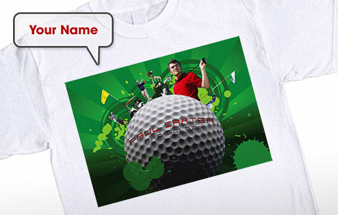 GoneDigging Golfer Montage T-Shirt