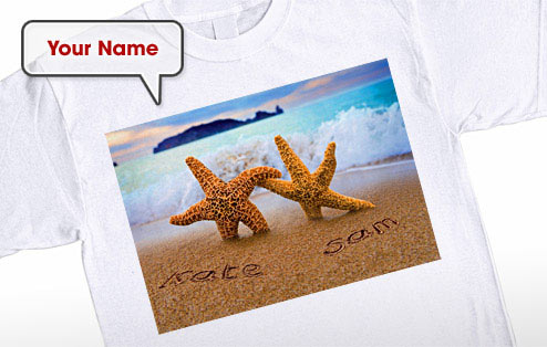 GoneDigging Starfish on Beach T-Shirt