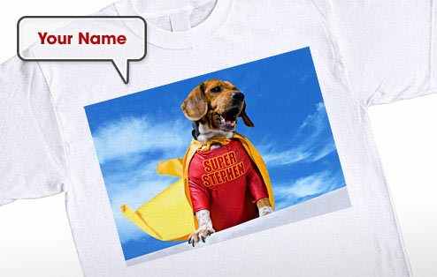 GoneDigging Super Dog - Personalised T-Shirt