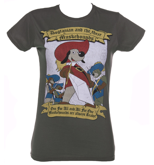 Good Times Tees Ladies Dogtanian And The Three Muskehounds