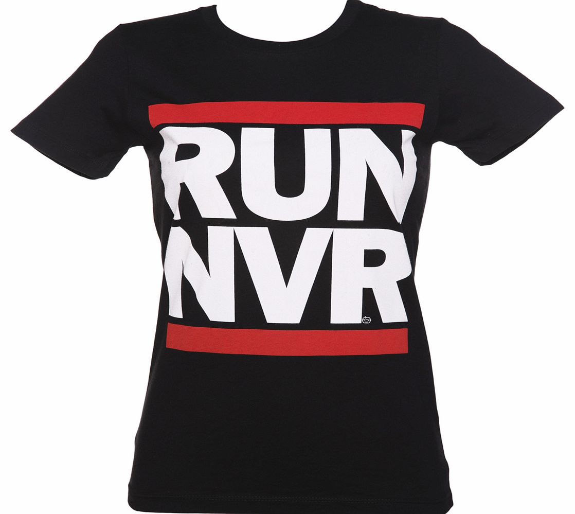 Goodie Two Sleeves Ladies RUN NVR Parody T-Shirt