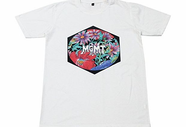 GRAVITON MGMT T-Shirt floral flower rock band punk pop music / GV134 size L